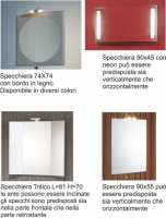 Mobile Armonia 100cm disponibile in diversi colori